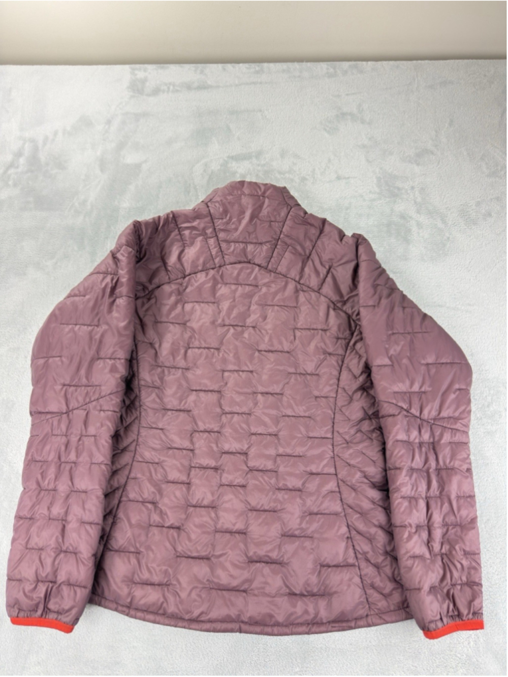 Patagonia Micro Puff Insulated Jacket Womens Size Medium Dark Ruby 84071 Style - Picture 9 of 11